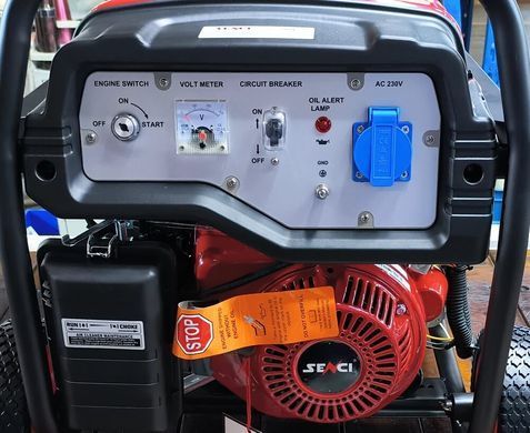 Генераторная установка SC7000E 1ф 4,1кВт эл. старт, бак-15л SENCI