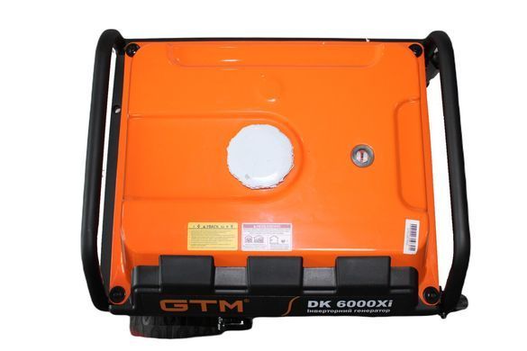 GTM Генераторна установка інверторна відкрита DK6000Xi, 5,0кВт ном. потужн., 230В, 50Гц, Ручн. Старт /Електростарт