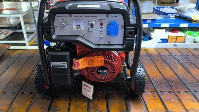 Генераторная установка SC7000E 1ф 4,1кВт эл. старт, бак-15л SENCI
