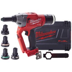 Заклепочник акумуляторний MILWAUKEE M18 ONEFPRT-0X, діаметр закл. 4,8-7,0мм (HD кейс)