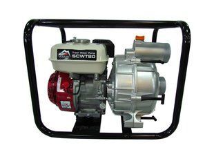 VULKAN Мотопомпа рукав 75мм, 58м3/ч, дв. Honda GX200, подъем 26м, грязная вода, SCWT80H