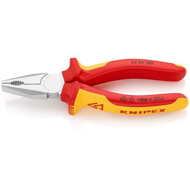 Плоскогубці комбіновані VDE KNIPEX 03 06 160