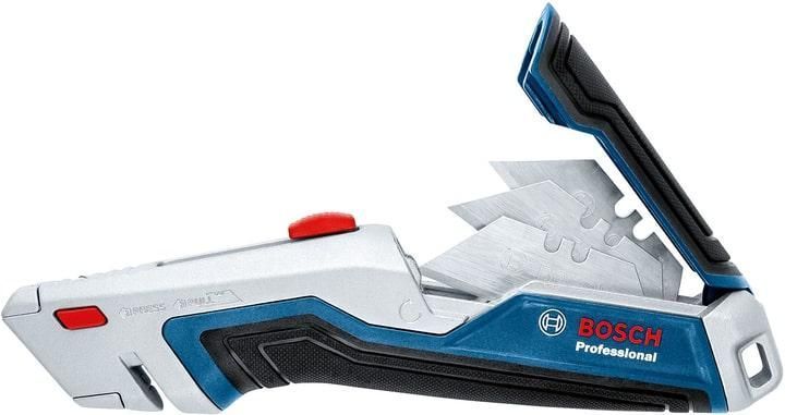 Нож будівельний трапециевидный сложный Bosch Professional пластиковый корпус, 253мм