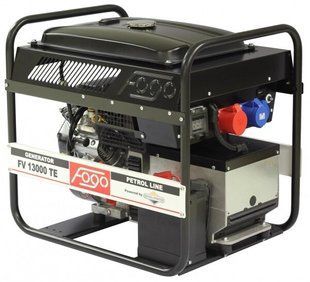 FOGO Генераторна установка FV13000RTE 3ф-12,5кВА, двиг. B&S, бак-26л, ел. старт, альтернатор - LINTZ