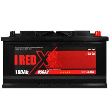 Автомобільний акумулятор RED X (600 80) (L5) 100Ah 850A R+