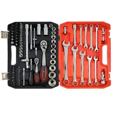 Набір інструментів 1/2&rdquo; та 1/4", 82 одиниці, Cr-V, MAXION MXTL- PC82
