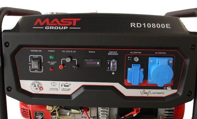 Бензиновий генератор MAST GROUP RD10800E + газова плитка Orcamp CK-505 + картридж газовий Pegas 400 мл (8 шт.)