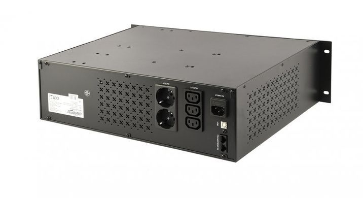 EnerGenie UPS-RACK-1200 Источник бесперебойного питания 1200VA, LCD, USB, серия Pro