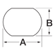 Перфоформа зі спеціальним контуром у формі подвійного 'D' 34,9х28,6 Greenlee 50600982