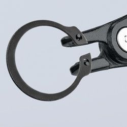 Прецизионные щипцы для стопорных колец на валах KNIPEX 49 11 A4