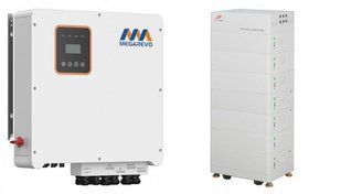 MEGAREVO R12KH3/HV RESS-35KW Комплект гибридный трехфазный высоковольтный солнечный инвертор 12кВт + батарея 35КВт*ч