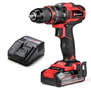 Шуруповерт-дрель ударный акумуляторний Einhell TE-CD 18/44 Li-i PXC 18В 1х2.5Ач 44Нм 1.59кг