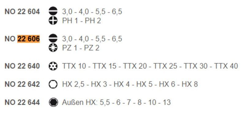 Набор отверток FLEX-DOT Proxxon 22606