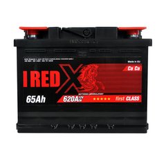 Автомобильный аккумулятор RED X (565 80) (L2) 65Ah 620A R+