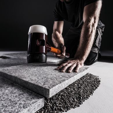 Молоток щадящий брусчатщика HALDER SIMPLEX 3027s026/2 дополнительная бойка, &Oslash; 60 mm