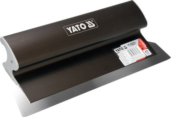 Шпатель для фінішного шпаклювання з алюмінієвою ручкою YATO, 400 мм, зі змінним лезом [4]