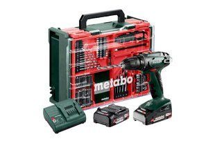 Шуруповерт-дрель акумуляторний Metabo BS 18 Set 18В 2х2Ач 24*48Нм 0-450&middot;0-1600об/мин 1.3кг