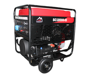 VULKAN Генераторна установка SC18000-III 1ф 15 кВт, ел. старт, бак-60л, кнопка