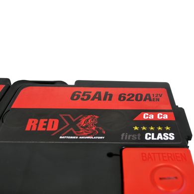 Автомобильный аккумулятор RED X (565 81) (L2) 65Ah 620A L+