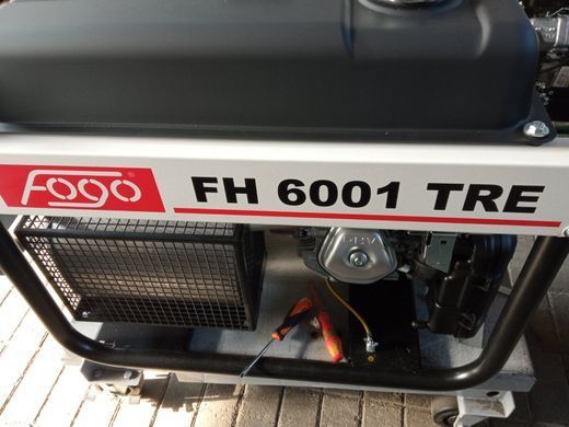 FOGO Генераторна установка FH6001TRE 1ф-5,6кВт, двиг. Honda, бак-45л, ел. старт, стаб. напруги