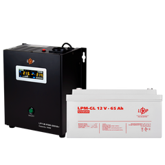 Комплект резервного живлення для котла LP (LogicPower) ДБЖ + гелева батарея (UPS W500VA + АКБ GL 900W)