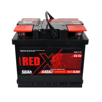 Автомобильный аккумулятор RED X (545 88) (LB1) 50Ah 440A R+