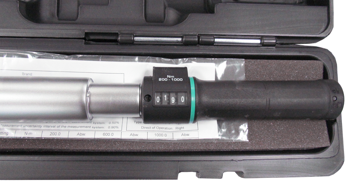 Whirlpower Ключ динамометрический 1" 200-1000Нм с аналоговым индикатором
