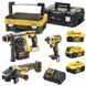 Набор из трёх инструментов бесщёточных DeWALT DCK305P3T