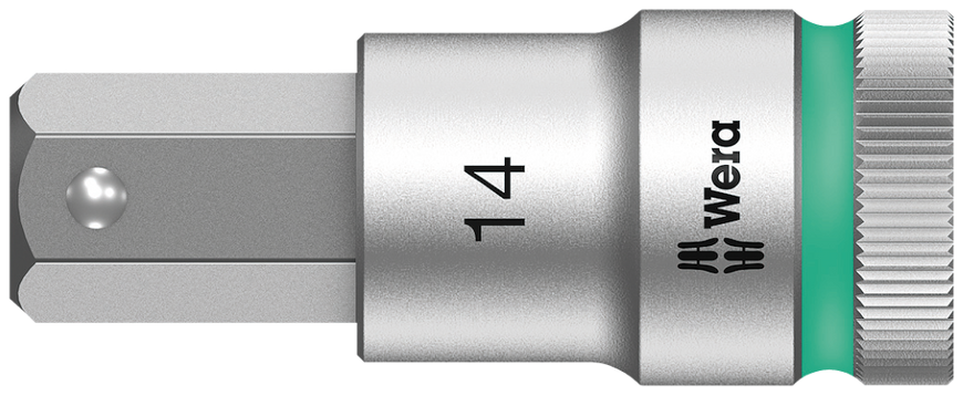 Викруткова головка Zyklop 8740 C HF, з приводом 1/2, з фіксувальною функцією, 14.0x60.0 мм, 05003827001
