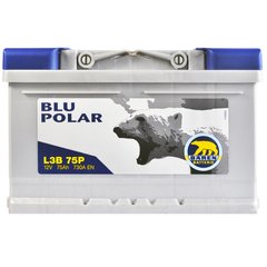 Автомобильный аккумулятор BAREN Blu polar 75Аh 730А R+ (h=175) (L3B)