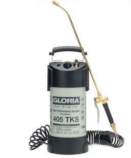GLORIA Опрыскиватель ручной 5л Profi 405TKS маслостойкий, спирал. шланг-5м, с подсоединением к компресс., давление-6бар,