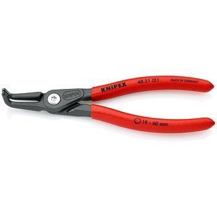 Прецизійні щипці для стопорних кілець в отворах KNIPEX 48 21 J21