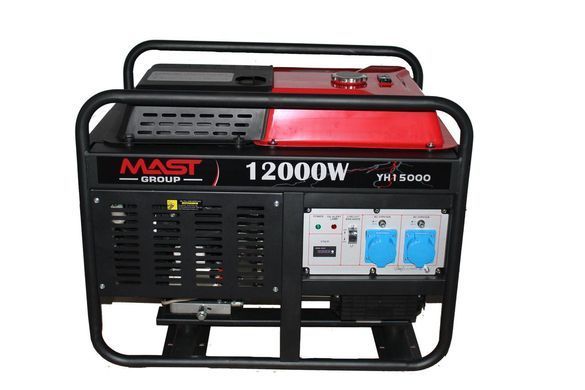 Бензиновый генератор MAST GROUP YH15000+ газовая плитка Orcamp CK-505+ картридж газовый Pegas 400 мл (8 шт.)