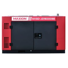 Генератор дизельный бесшумный MAXION MXGG-JD15000SE 10,5 кВт ручной + электро старт