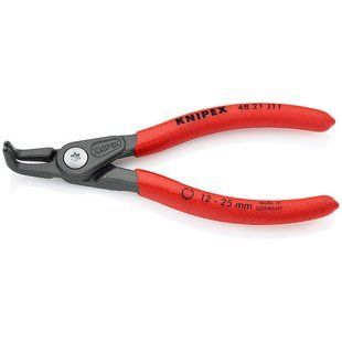 Прецизійні щипці для стопорних кілець в отворах KNIPEX 48 21 J11