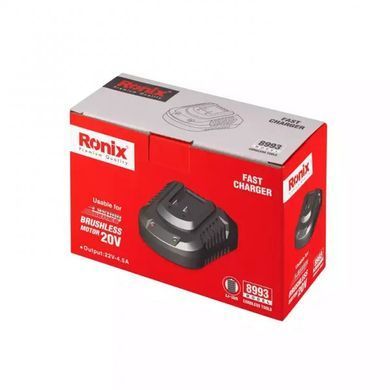 Ronix 8993 Зарядний пристрій 20В, 4.5А