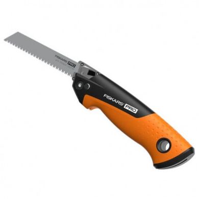 Пила універсальна складана 2 полотна (метал, дерево) Fiskars Pro PowerTooth 150 мм 13/24 TPI 1062934