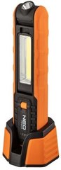 Neo Tools Фонарь инспекционный, 500 люмен, 5 Вт + 1 Вт, USB, база + ЗУ, 2600 мАч, 3.7 Li-ion, COB LED, IP20
