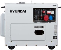 Генератор дизельний Hyundai DHY 6000SE-3