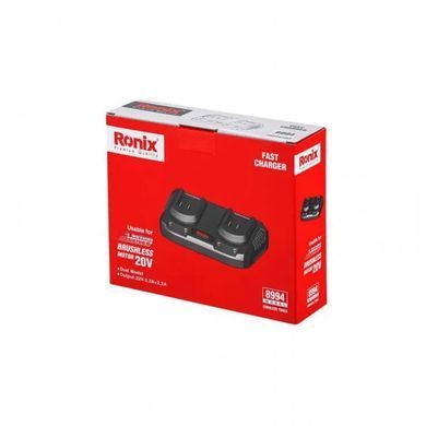 Ronix 8994 Зарядний пристрій 20В, 2.2А x 2