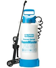 GLORIA Опрыскиватель ручной 5л FoamMaster FM50 пенообразователь, компр. подключение, давление-3бар, спирал. шланг