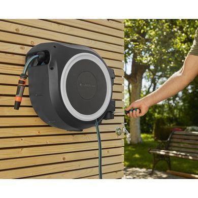 Катушка настенная Gardena RollUp L + набор для полива 30 м