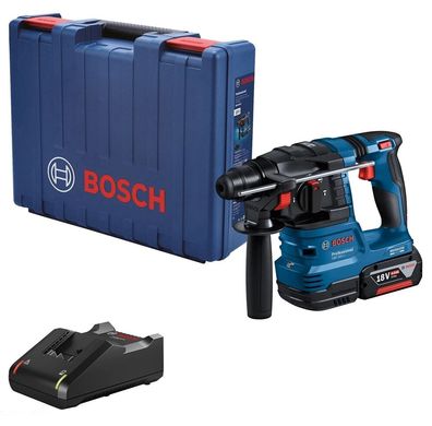 Bosch Перфоратор GBH 185-LI, аккумуляторный, 18В, SDS-Plus, 1.9Дж, бесщеточный, 1х4.0Ah