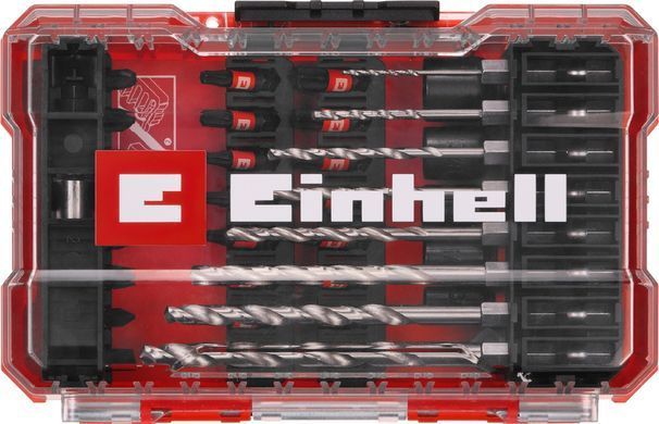 Набор ударных бит и сверл по металлу Einhell 39шт M-Case 0.64кг