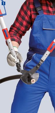 Ножницы для резки кабелей (по принципу трещотки) с выдвижными рукоятками KNIPEX 95 32 038