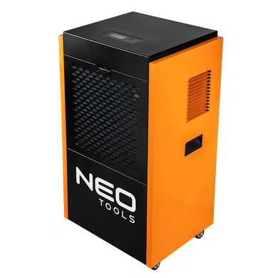 Neo Tools Осушувач повітря промисловий, 1000Вт, 310м2, 500 м3/год, 90л/добу, безперервний злив, LCD дисплей, прогр.
