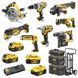 Набір із восьми інструментів акумуляторних DeWALT DCK856P4