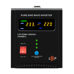 ИБП LogicPower LPY-PSW-1500VA+ (1050Вт) 10A/20A с правильной синусоидой 24V