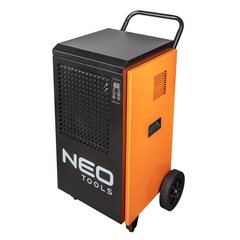 Neo Tools Осушитель воздуха промышленный, 950Вт, 250м2, 400 м3/ч, 70л/сутки, непрерывный слив, LCD дисплей, прогр. времени