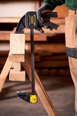 Струбцина FatMax L тригерна з максимальним зусиллям стискування 135 кг STANLEY FMHT0-83211